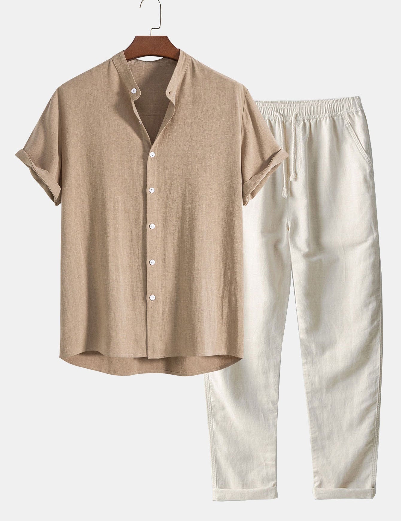 KANE | Completo estivo elegante di camicia e pantaloni in lino