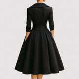 Lorenza™ | Midi-Satin-Abito