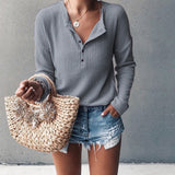 Anna | Top autunnale con scollo a V