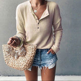 Anna | Top autunnale con scollo a V