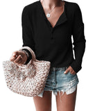 Anna | Top autunnale con scollo a V