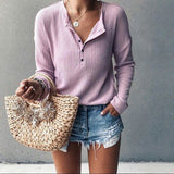 Anna | Top autunnale con scollo a V