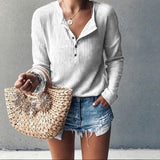 Anna | Top autunnale con scollo a V