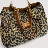 Anouk™ | Borsa da shopping in tela leopardata