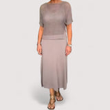 Claudia™ | Abito estivo con top in maglia