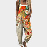 Salopette stampata comoda