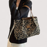 Anouk™ | Borsa da shopping in tela leopardata