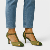 Sandali Vintage Eleganza Verde