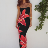 Talia | Abito estivo aderente dal design elegante floreale