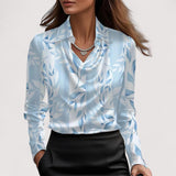 Charlotte™ | Blusa in satin con scollo a V