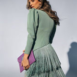 Sofia | Abito con Frange Elegante