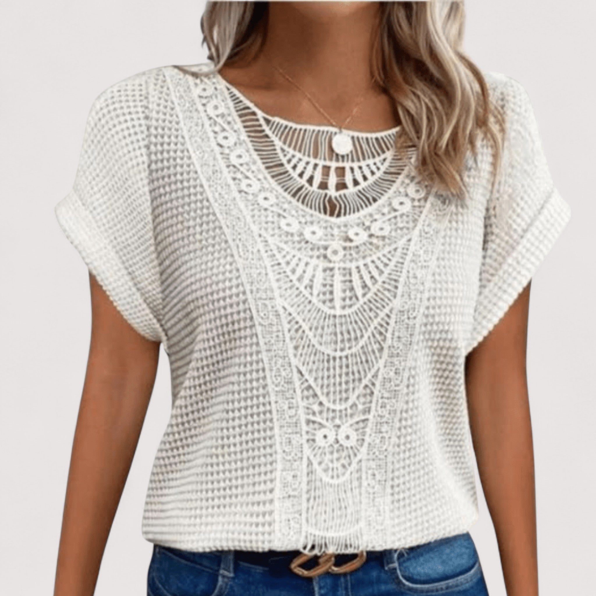 Yvonne™ | Elegante Blusa in Stile Ibiza