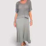 Claudia™ | Abito estivo con top in maglia