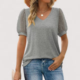 Ilse™ | Top trasparente con scollatura a V