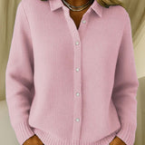 Maeve™ | Cardigan Classico in Maglia con Bottoni