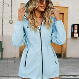 Ella | Giacca hoodie autunnale con stampa floreale alla moda