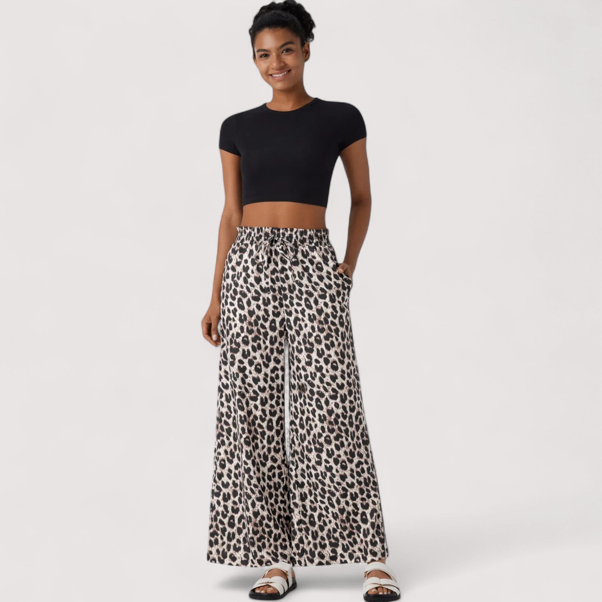 Frida™ | Pantaloni Tie-Dye con gamba larga