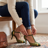 Sandali Vintage Eleganza Verde