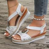 Sara | Sandali Estivi con Accento Circolare Boho Chic