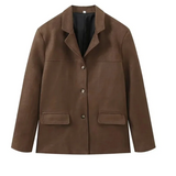 Capucinemin | Blazer leggero autunnale da donna | Manica lunga