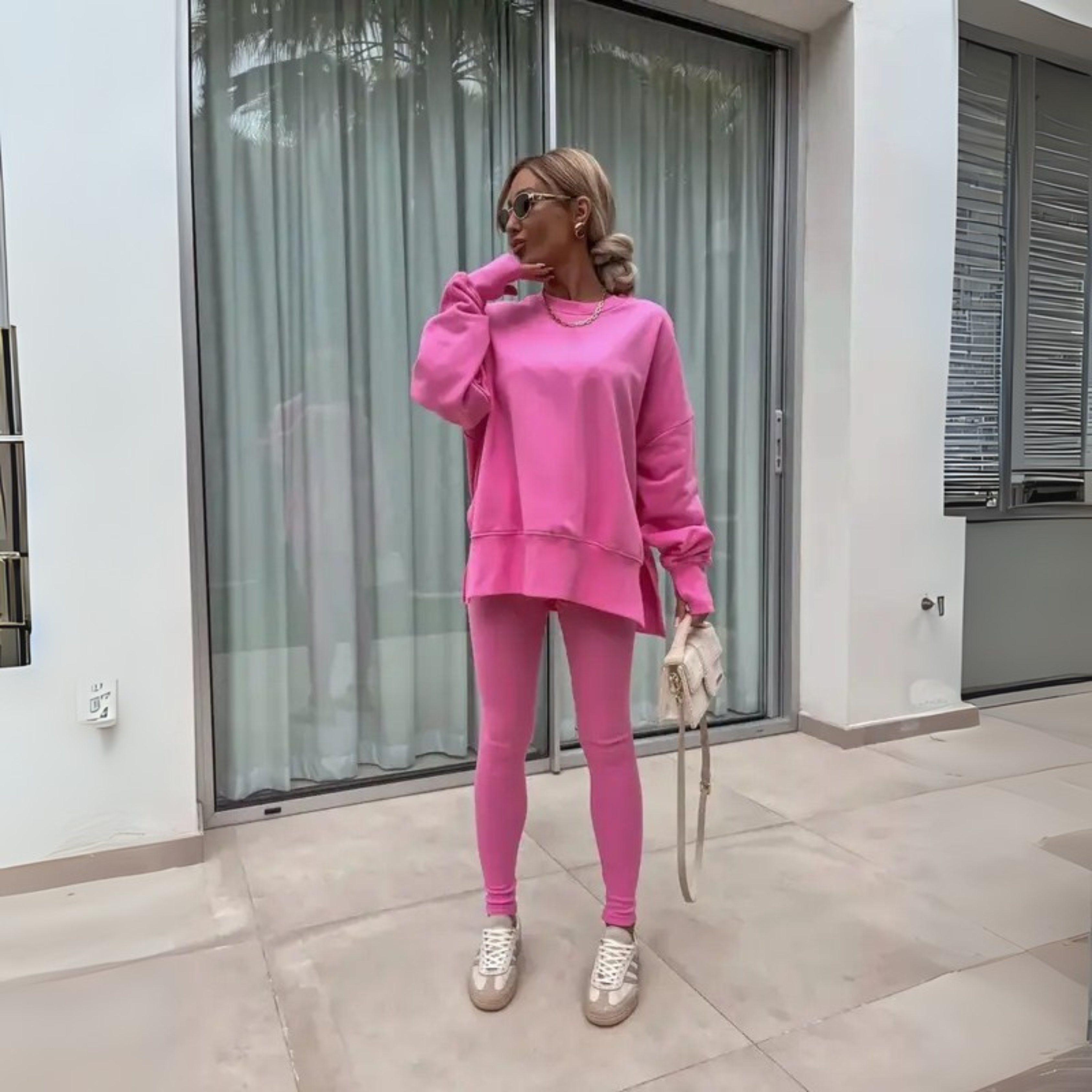 Celeste™ | Set Casual di Felpa e Pantaloni a Maniche Lunghe