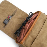 Ryder | Borsa a tracolla per fotocamera DSLR in tela di ispirazione vintage