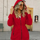 Ella | Giacca hoodie autunnale con stampa floreale alla moda
