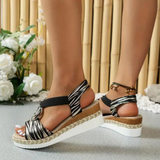 Sara | Sandali Estivi con Accento Circolare Boho Chic