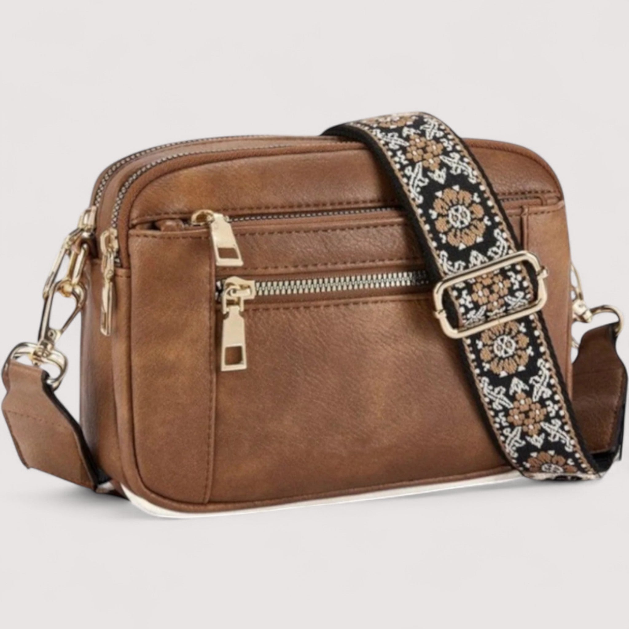 Sabina™ | Elegante borsa a tracolla in pelle