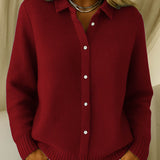 Maeve™ | Cardigan Classico in Maglia con Bottoni