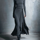Noemi | Abito maxi con nodo laterale
