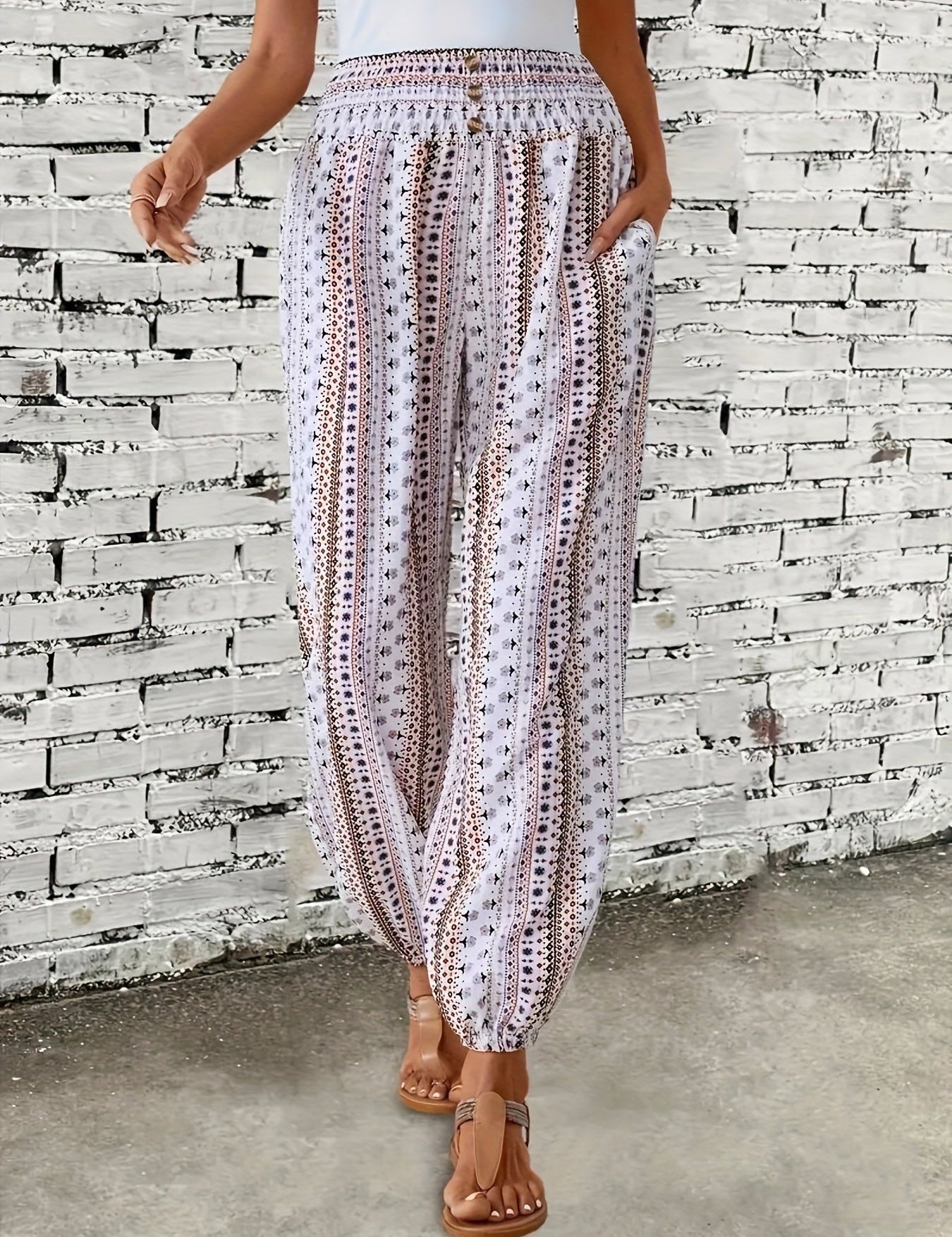 ItalianRiley | Pantaloni stampati a vita alta: abbraccia lo spirito estivo Boho