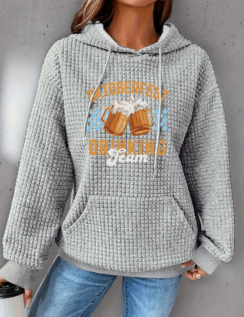 Lotti | Felpa con cappuccio da donna dalla vestibilità rilassata, ispirata all'autunno