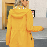 Ella | Giacca hoodie autunnale con stampa floreale alla moda