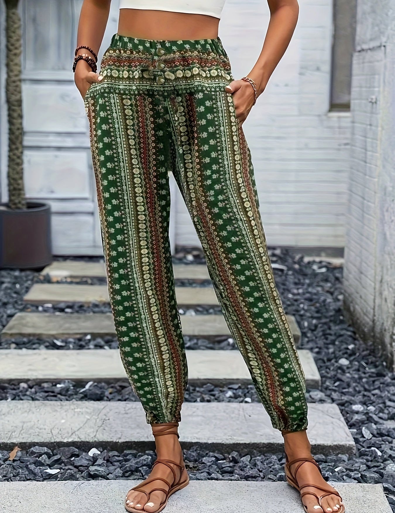 ItalianRiley | Pantaloni stampati a vita alta: abbraccia lo spirito estivo Boho