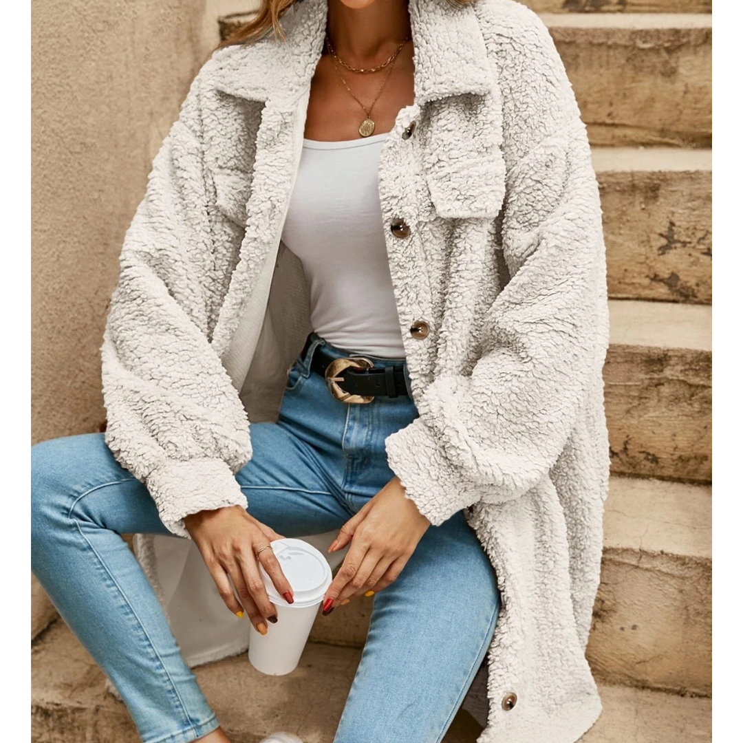 Alina | Cappotto cardigan invernale da donna dalla vestibilità comoda e versatile
