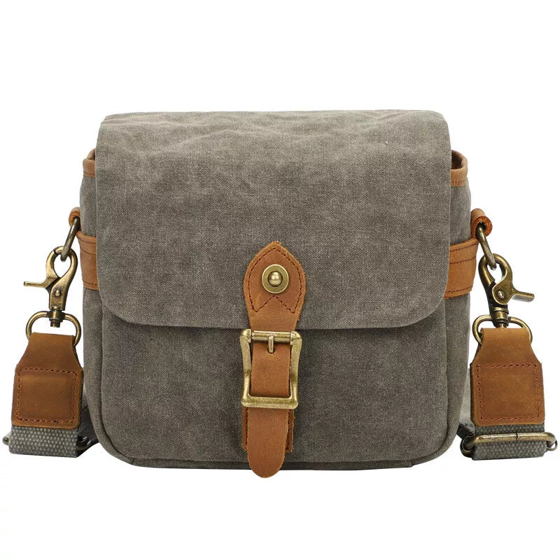 Ryder | Borsa a tracolla per fotocamera DSLR in tela di ispirazione vintage