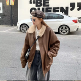 Zaniyah | Giacca in pelle pesante da donna alla moda per l'inverno