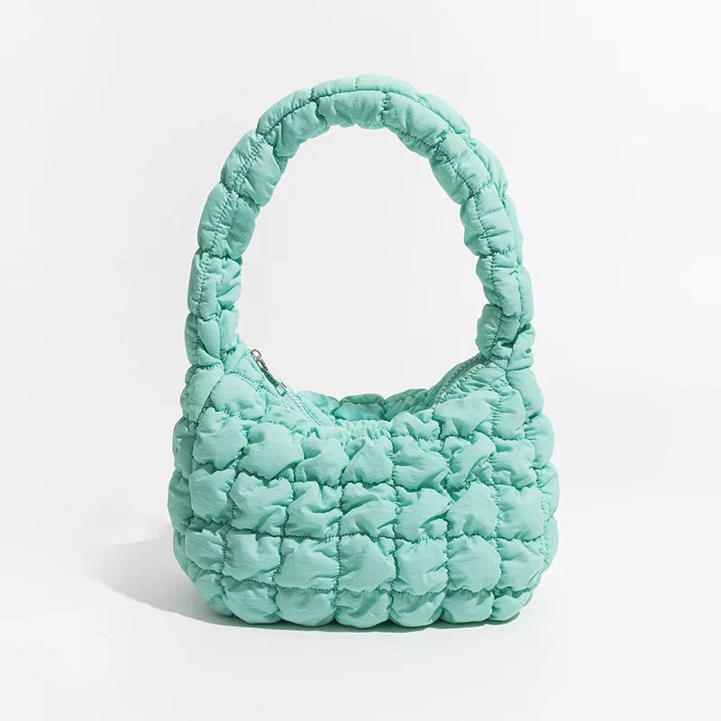 Borsa a tracolla versatile da donna, leggera e portaoggetti in nylon