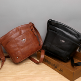 Borsa a tracolla vintage da donna in PU pratica per l'uso quotidiano