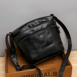 Borsa a tracolla vintage da donna in PU pratica per l'uso quotidiano