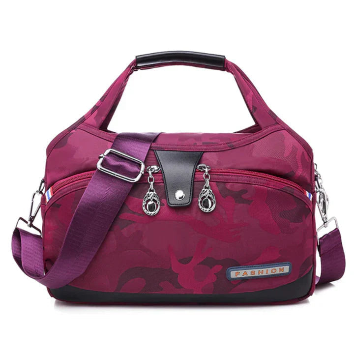 Borsa antifurto chic da donna in elegante misto poliestere