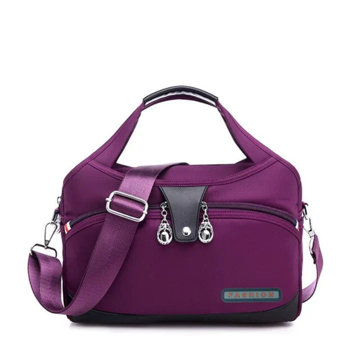 Borsa antifurto chic da donna in elegante misto poliestere