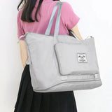Borsa da viaggio versatile da donna, spaziosa e pieghevole, in poliestere