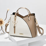 Borsa elegante da donna in pelle PU, design spazioso