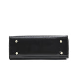 Borsa elegante da donna in vera pelle con finitura lucida