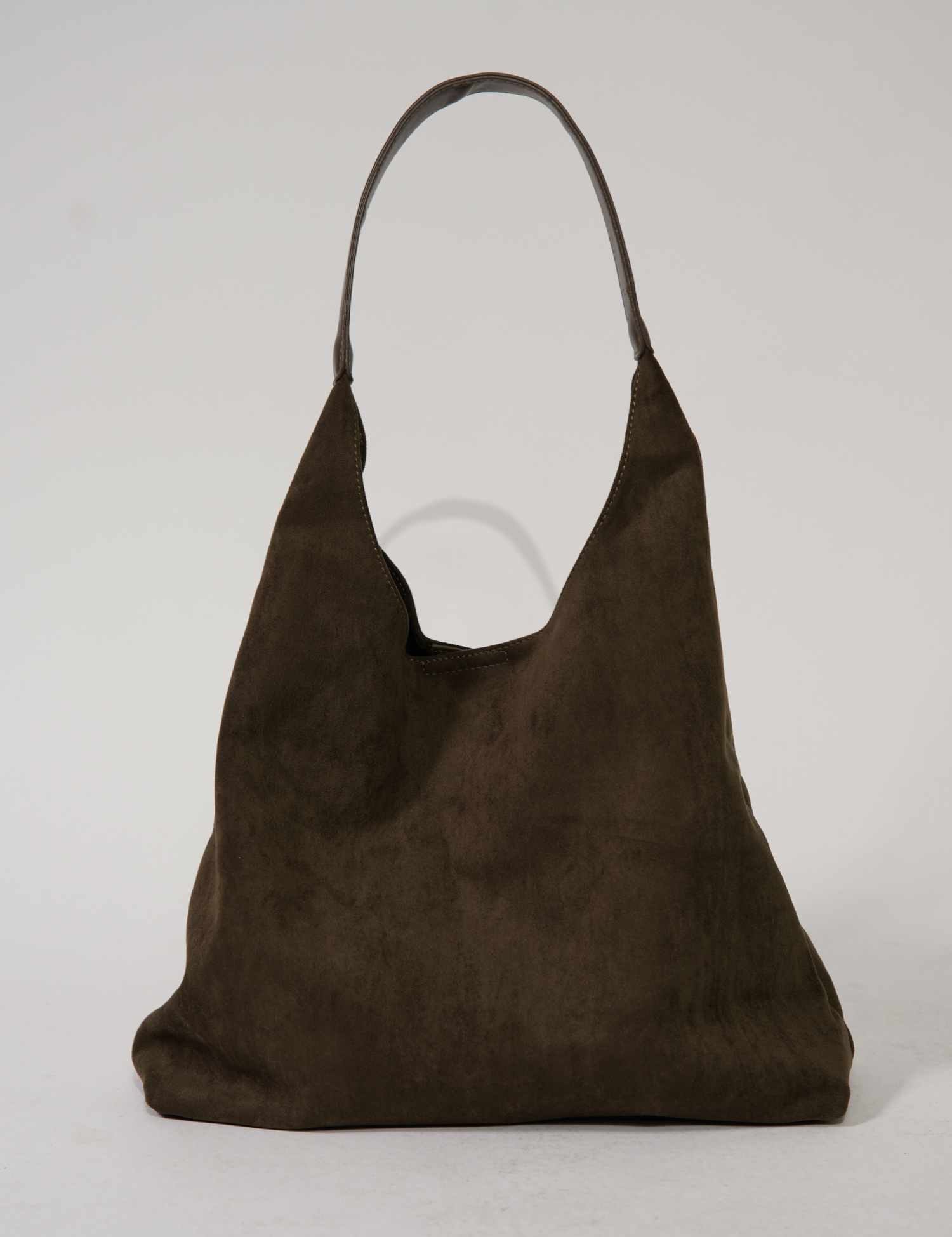 Borsa tote in pelle elegante da donna, versatile, scamosciata