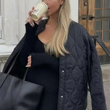 CAROLA | Giacca invernale allentata casual da donna