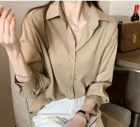 ItalianCHIC | Camicetta oversize in cotone invernale