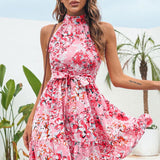 Abito alla caviglia Charlotte Winter Warmth in chiffon pesante